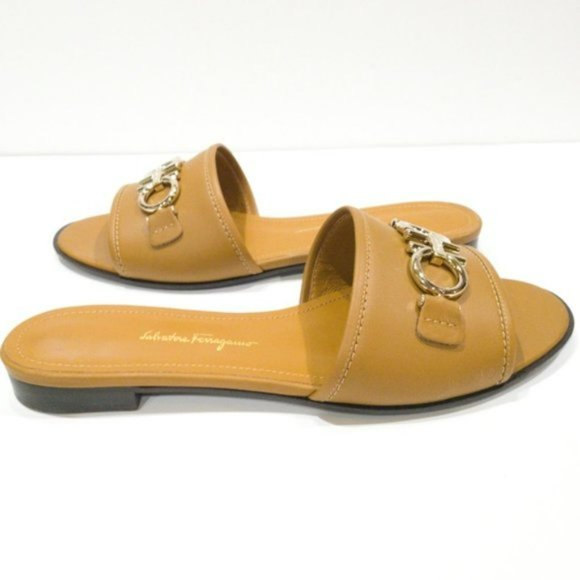 Salvatore Ferragamo Rhodes Slip On Sandals-8 - Picture 8 of 8